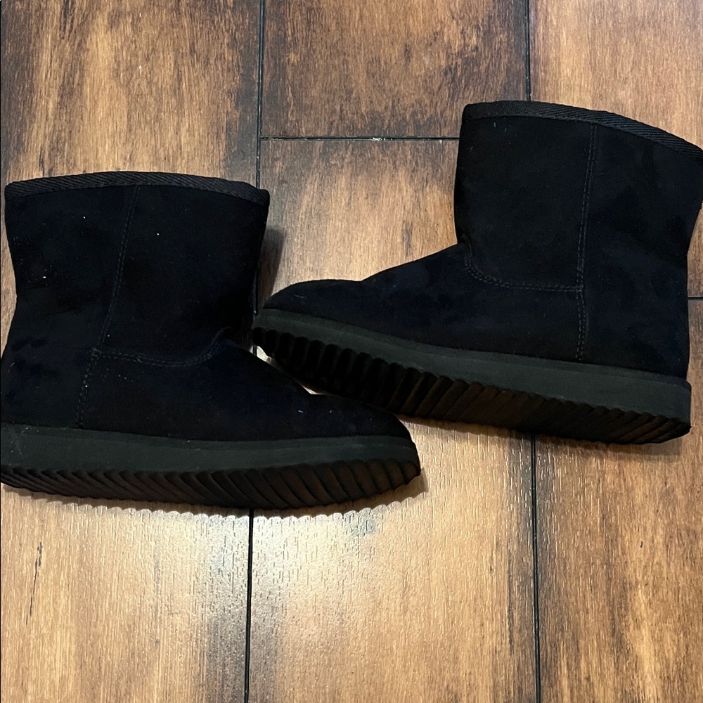 Black Suede Ankle Boots